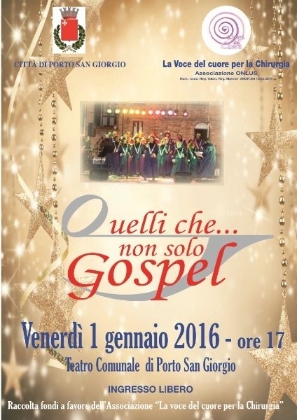 CONCERTO GOSPEL DI CAPODANNO - 01/01/16